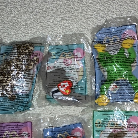 1999 Ty Beanie Babies X McDonalds Collection Of 12 IOP - Picture 7 of 10